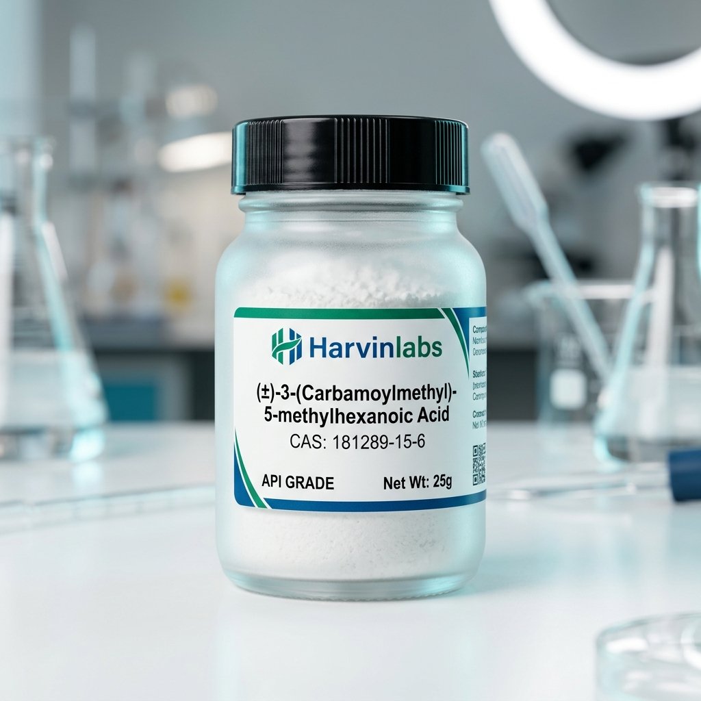 (±)-3-(Carbamoylmethyl)-5-methylhexanoic Acid